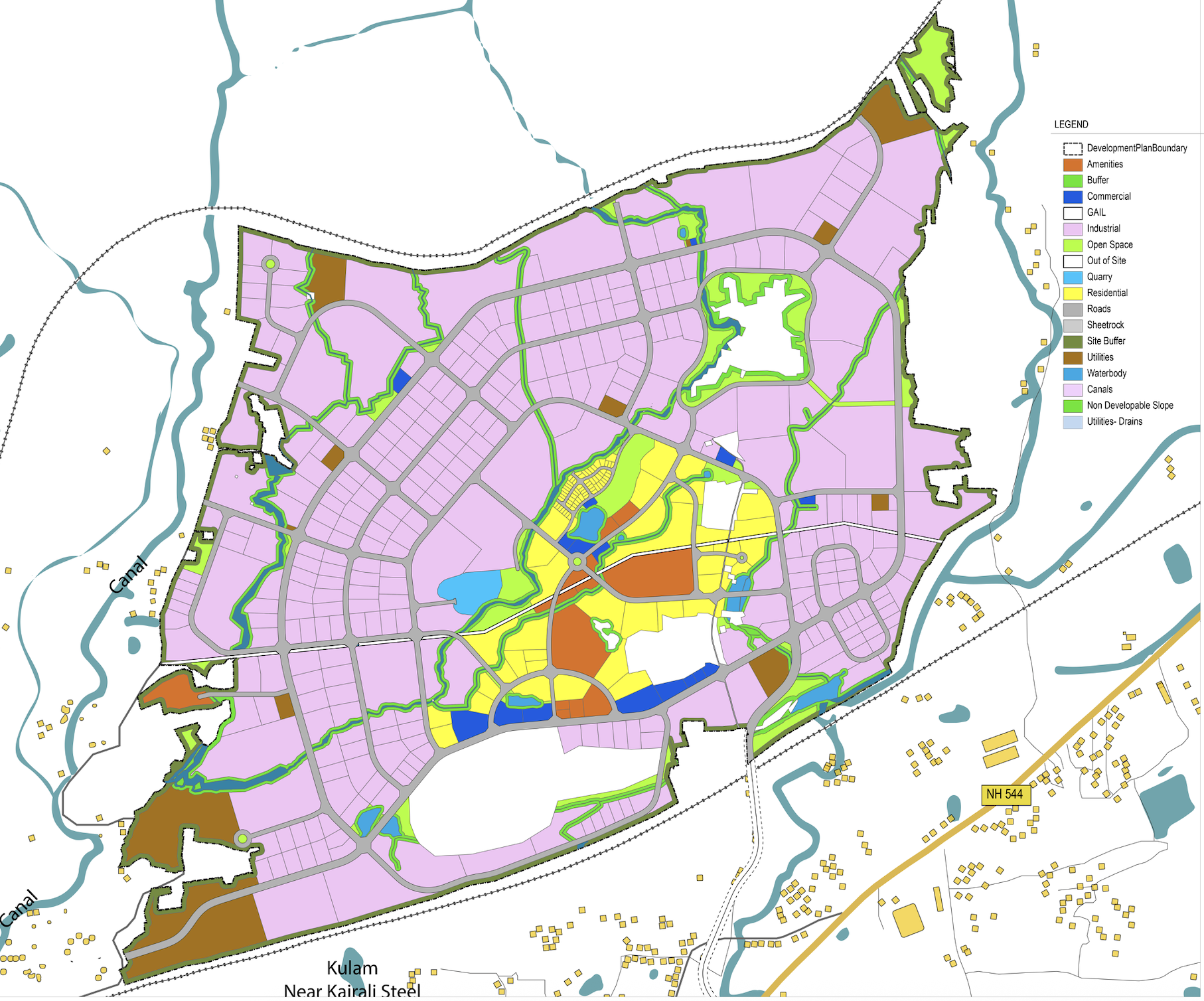 Pudussery Node Map